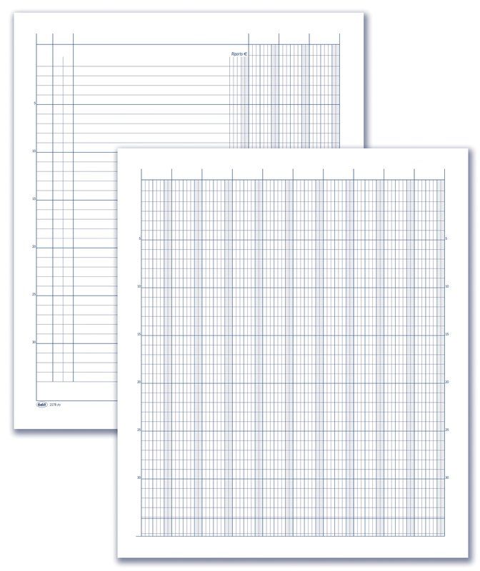 Registro Giornalmastro a 6 conti - 49 pagine 31x24.5 cm