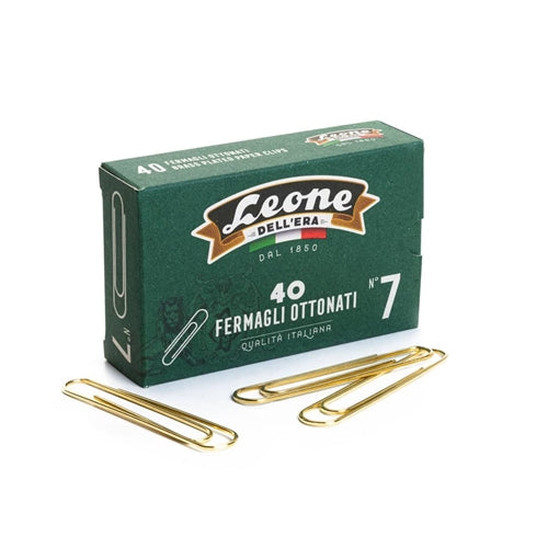 Fermagli ottonati LEONE N. 7
