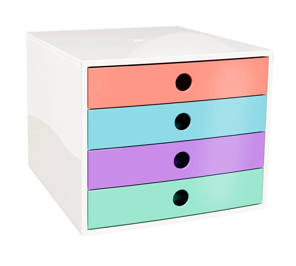 Cassettiera THE BOX 5 cassetti Office - Colori assortiti