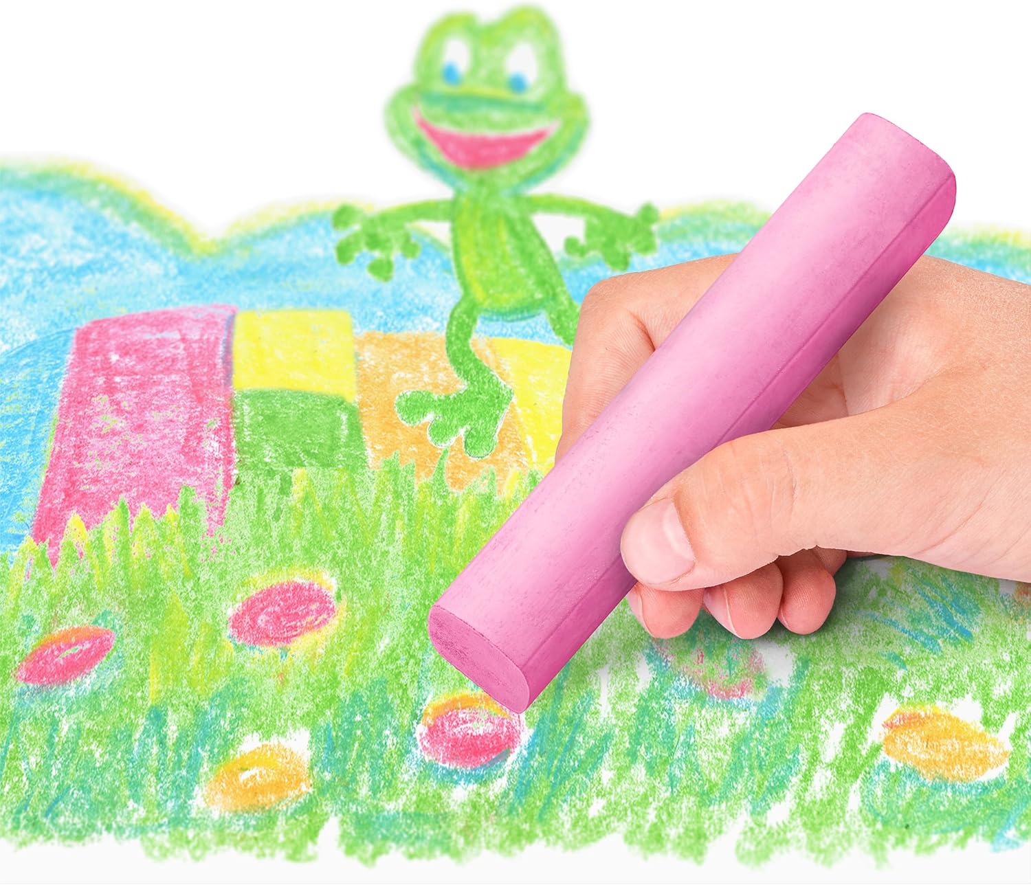 NORIS JUNIOR PASTELLI DA STRADA COLORI VIVACI 6 PZ