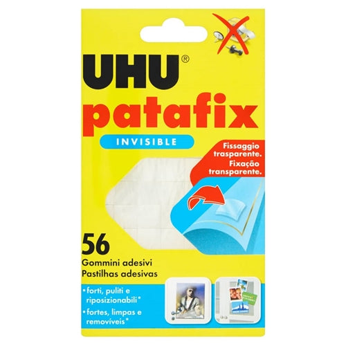 UHU Patafix invisibile - 56  Pastiglie adesive pretagliate