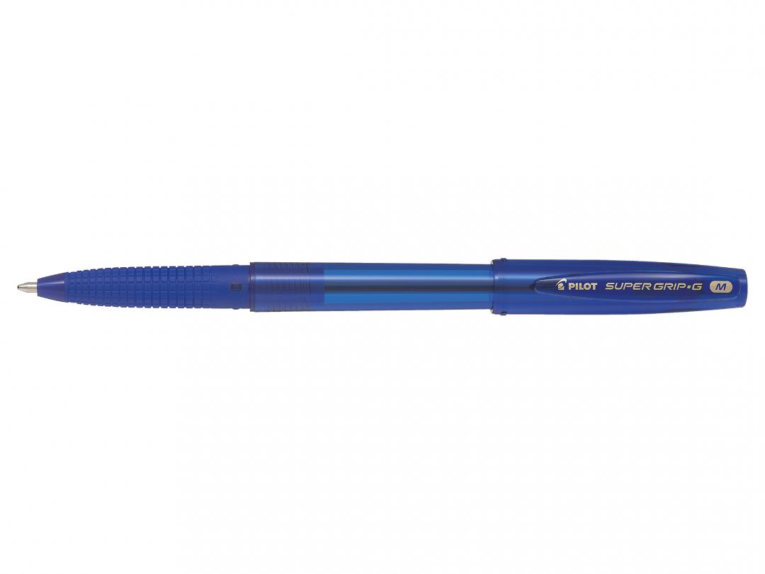 Super Grip G cap penna a sfera punta media blu