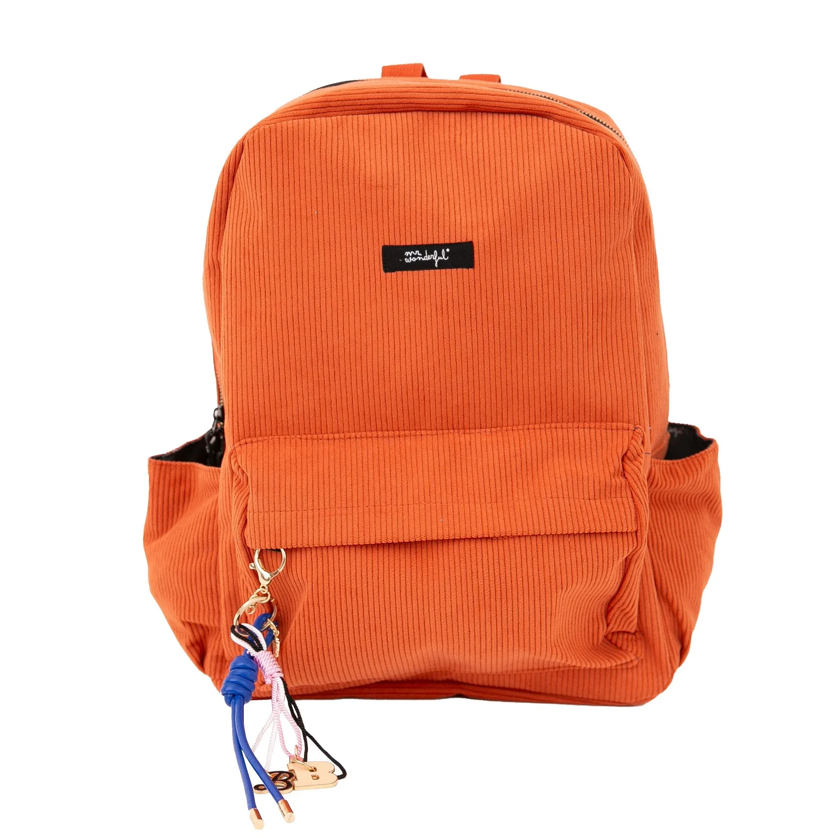 Zaino coste in velluto - Terracotta