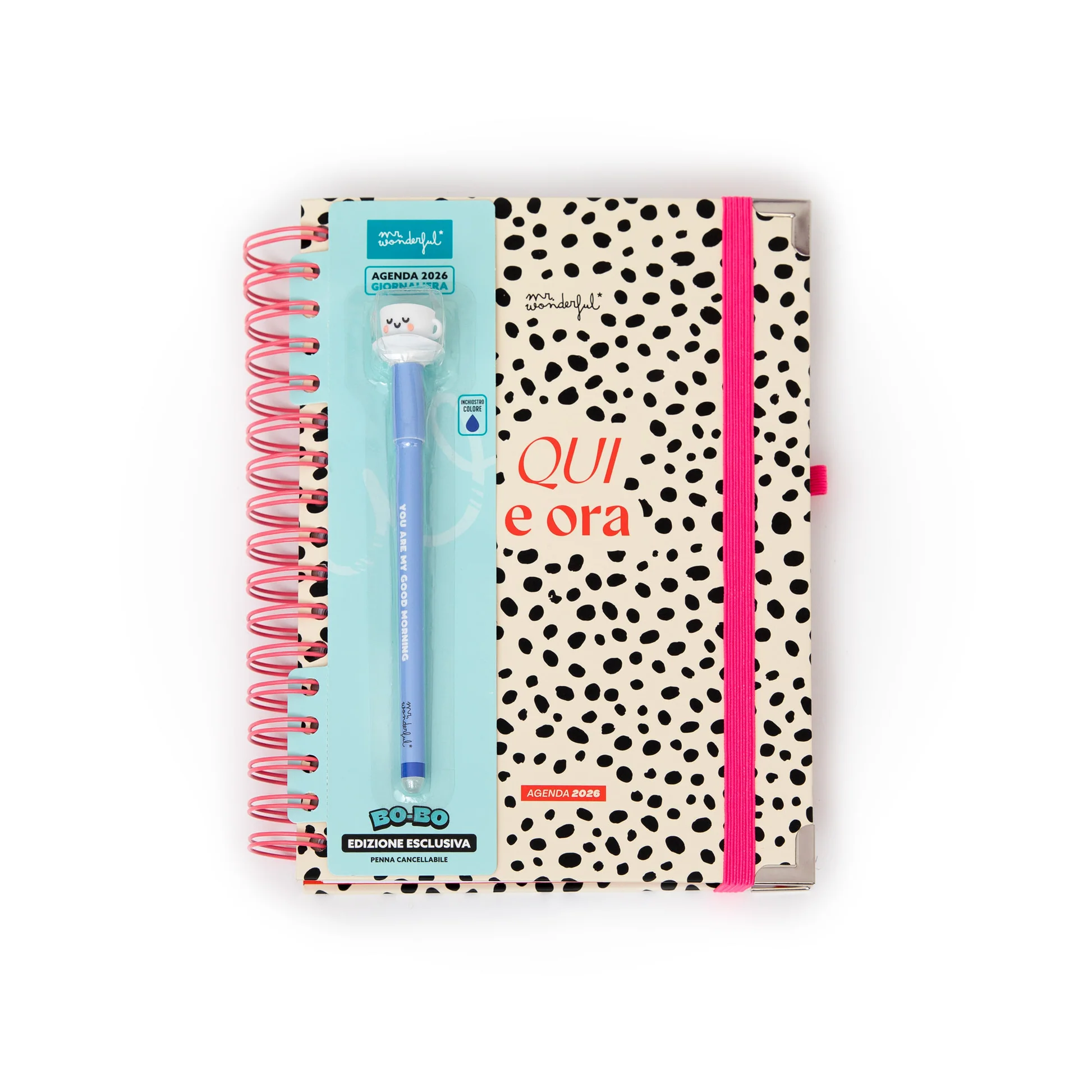 Agenda Office 2026 Giornaliera - Qui e ora