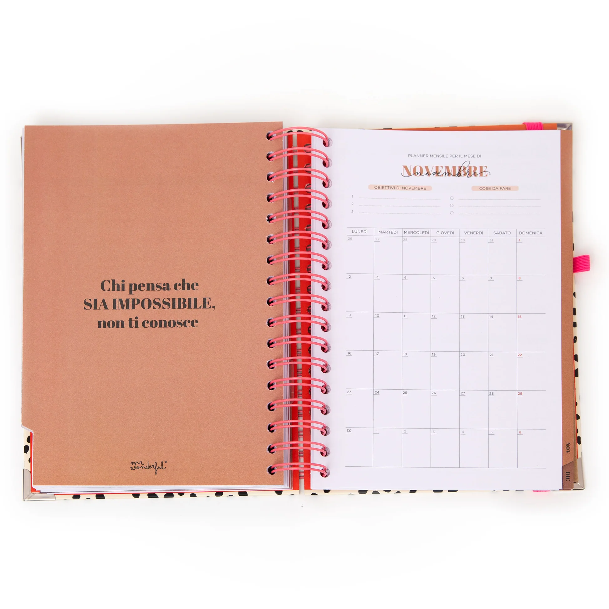 Agenda Office 2026 Giornaliera - Qui e ora