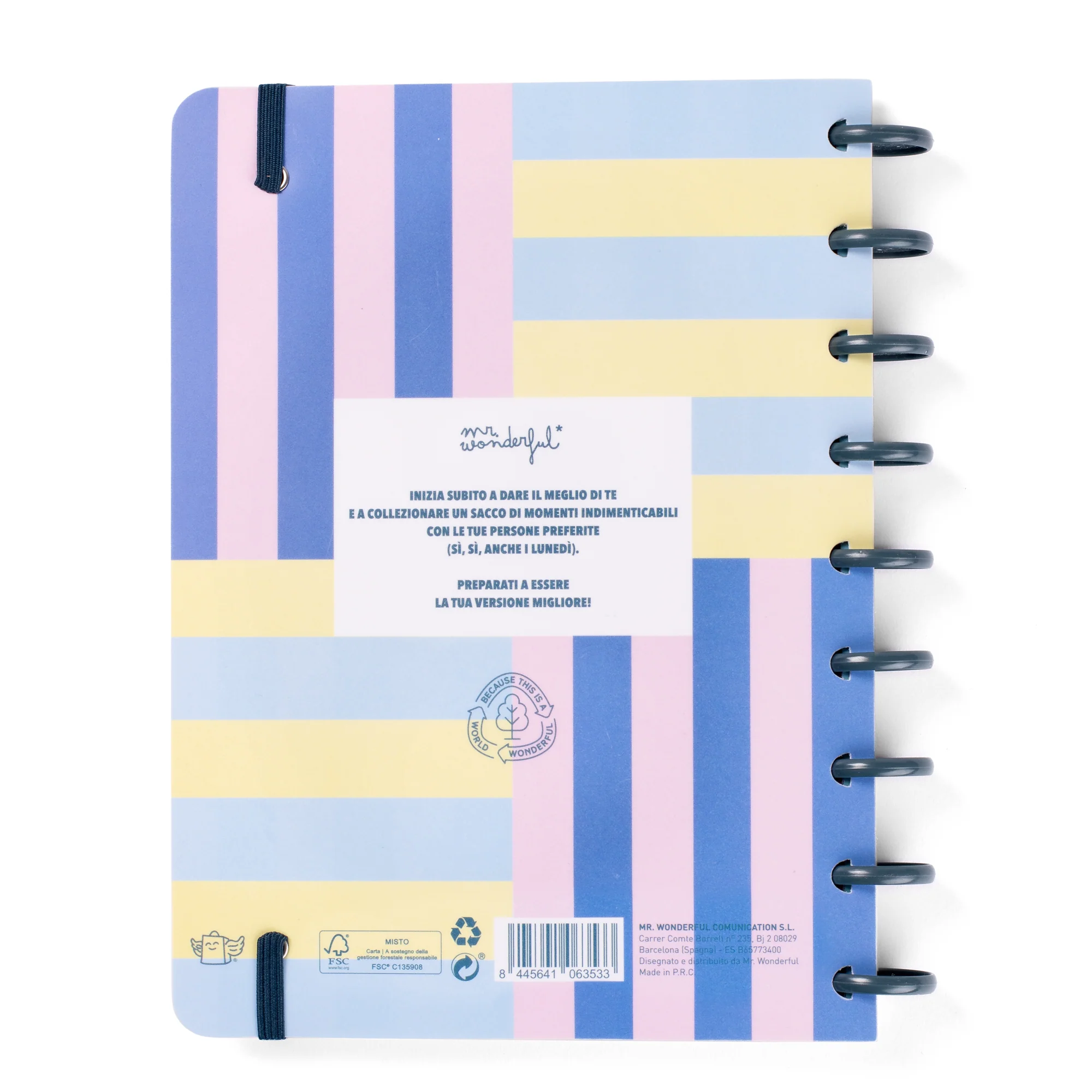 Mr.Wonderful - Diario Wonder 25/26 - Con Impegno Ce La Farai