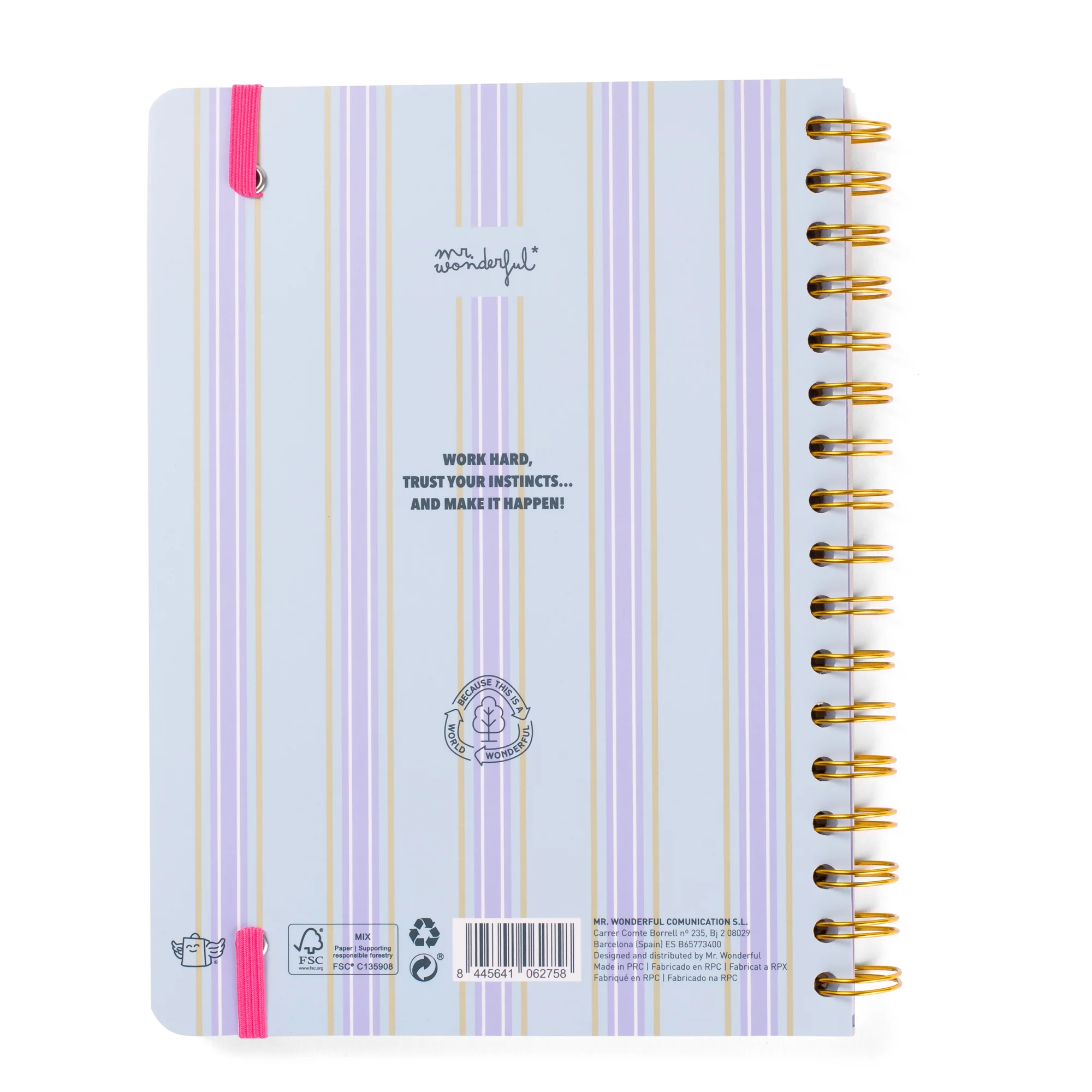 Mr.Wonderful - Diario 2025-26 Week View - Effort + Action