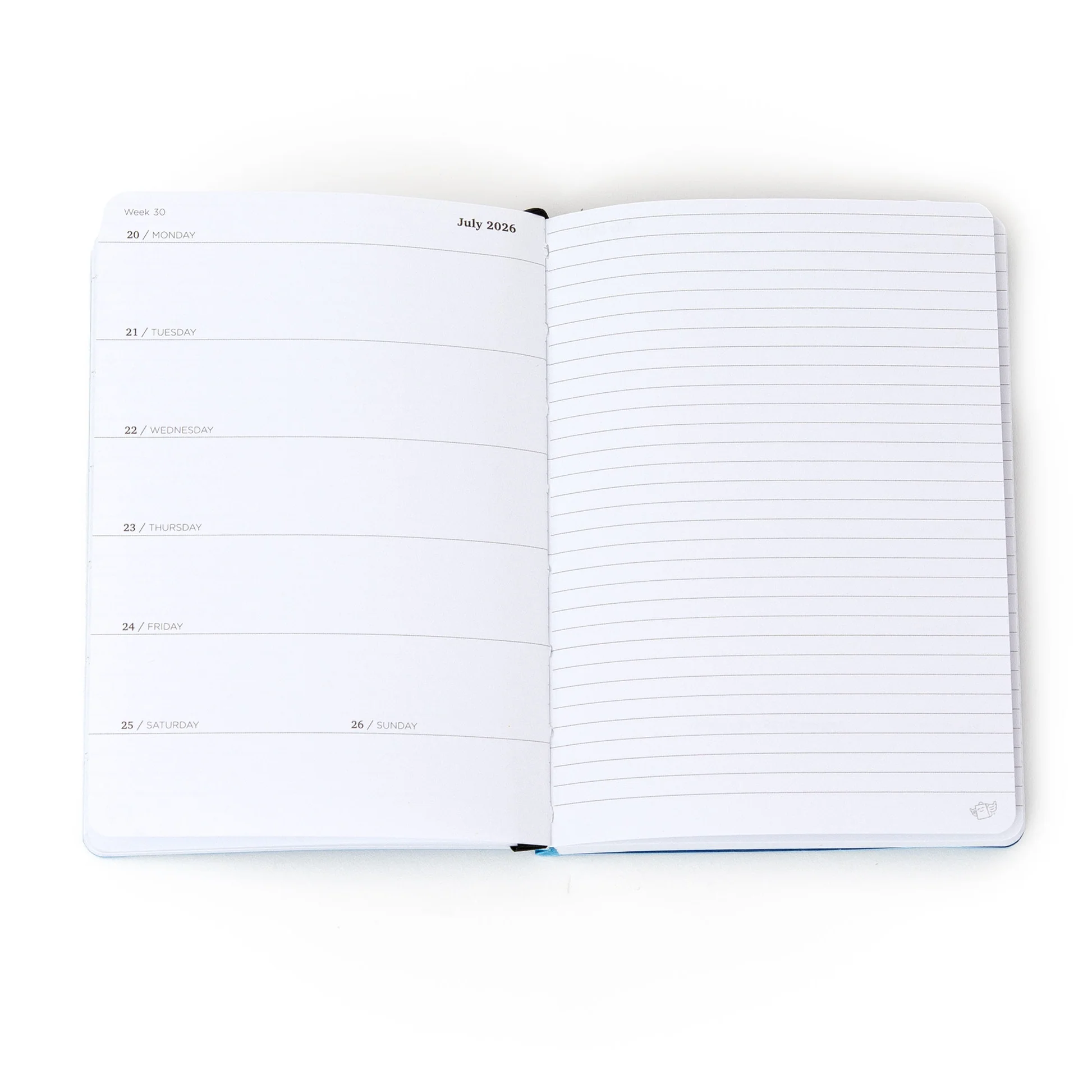 Agenda Pocket 2026 Settimanale piccola - Blu