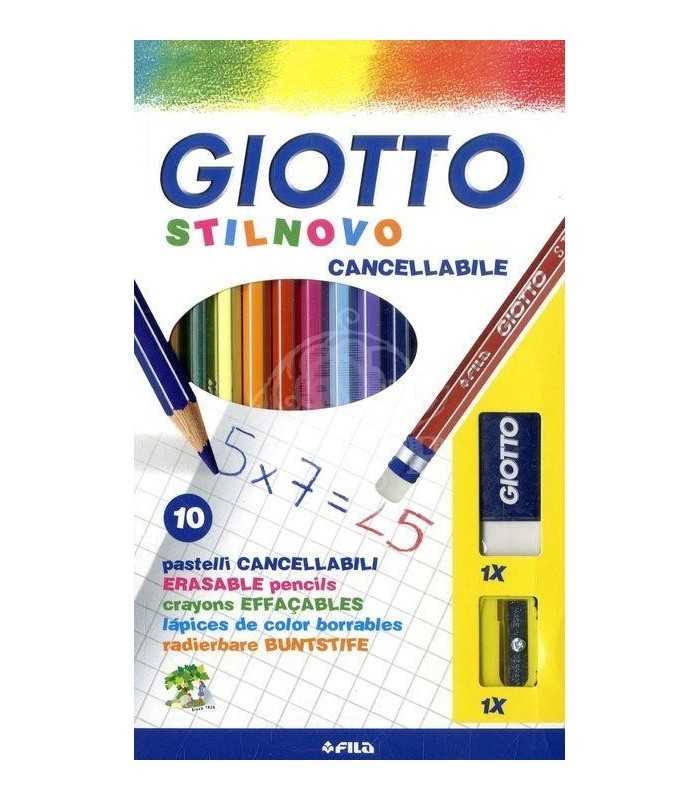 GIOTTO PASTELLI STILNOVO CANCELLABILI 10PZ