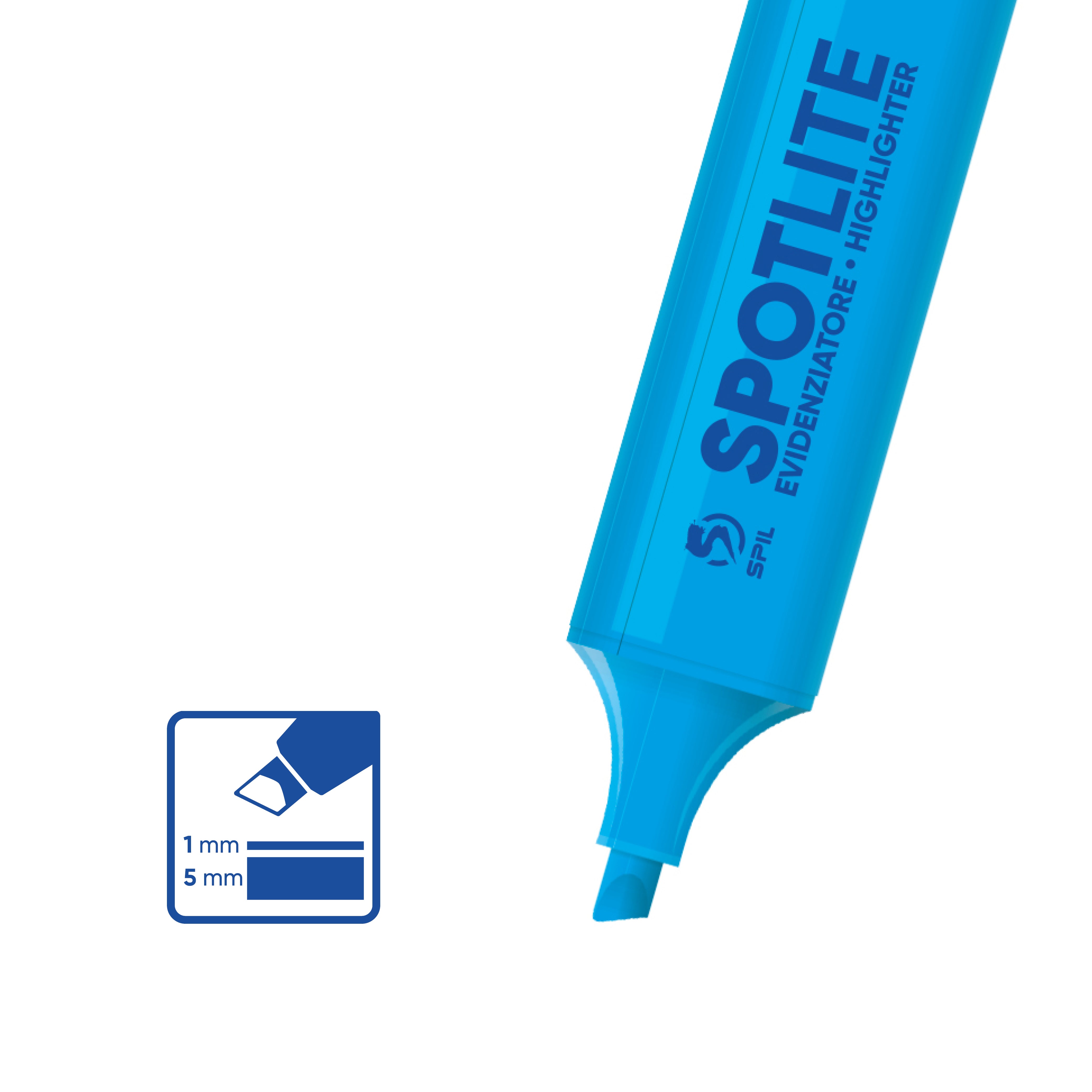 EVIDENZIATORE SPIL SPOTLITE AZZURRO