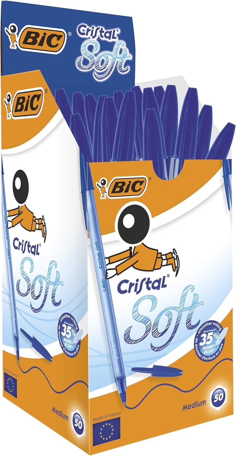 Penna a sfera BIC Cristal Soft Blu