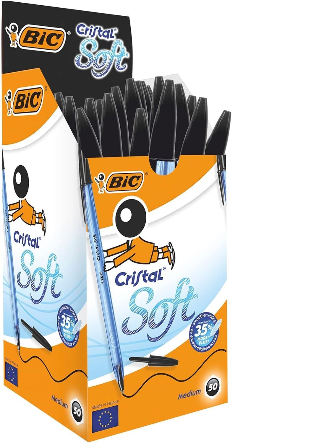 Penna a sfera BIC Cristal Soft Nero