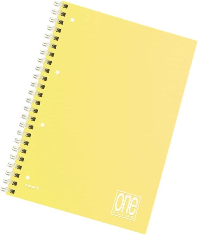 CF 6 PZ Quaderno con spirale One Color 5MM con fori f.to A4