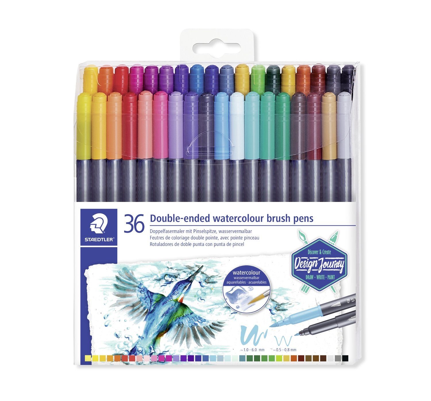 STAEDTLER Penna acquerellabile a due punte 36 pezzi