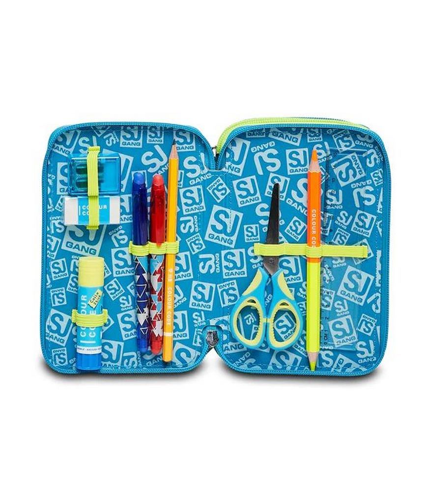 Astuccio scuola 3 zip SJ Draggy