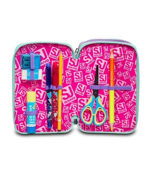 Astuccio scuola 3 zip SJ Sea Beauty