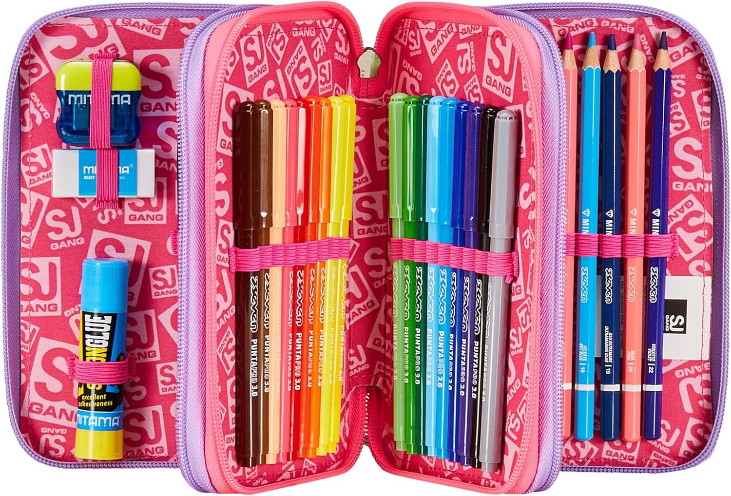 ASTUCCIO 3 ZIP SJ GANG SPHERE FULL GIRL