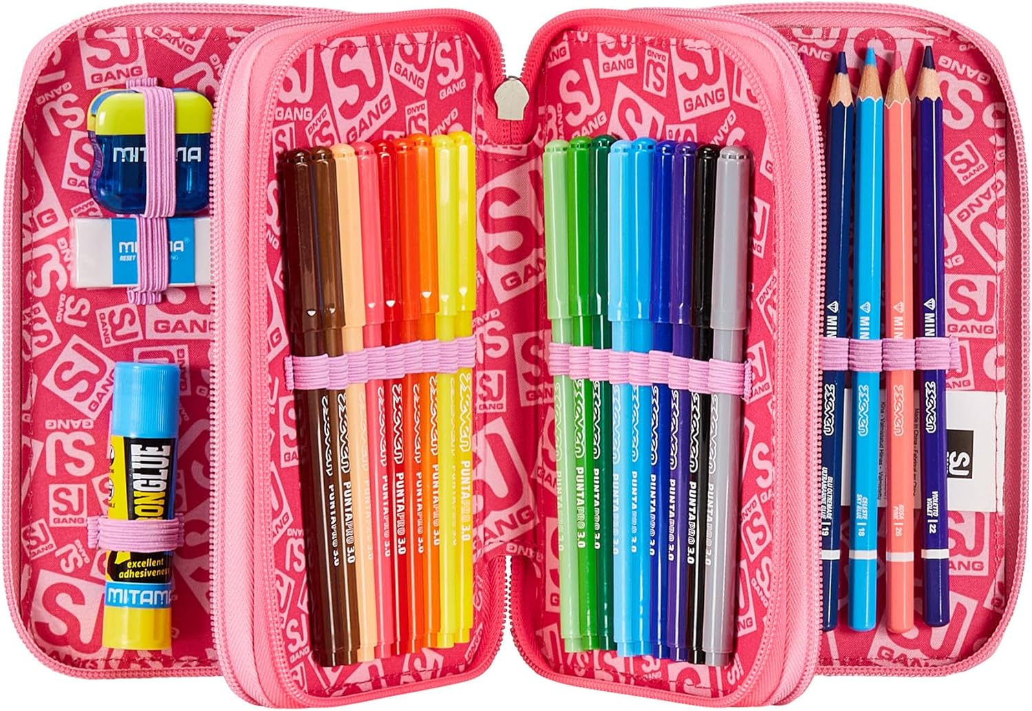 ASTUCCIO 3 ZIP SJ GANG UNIBRAID