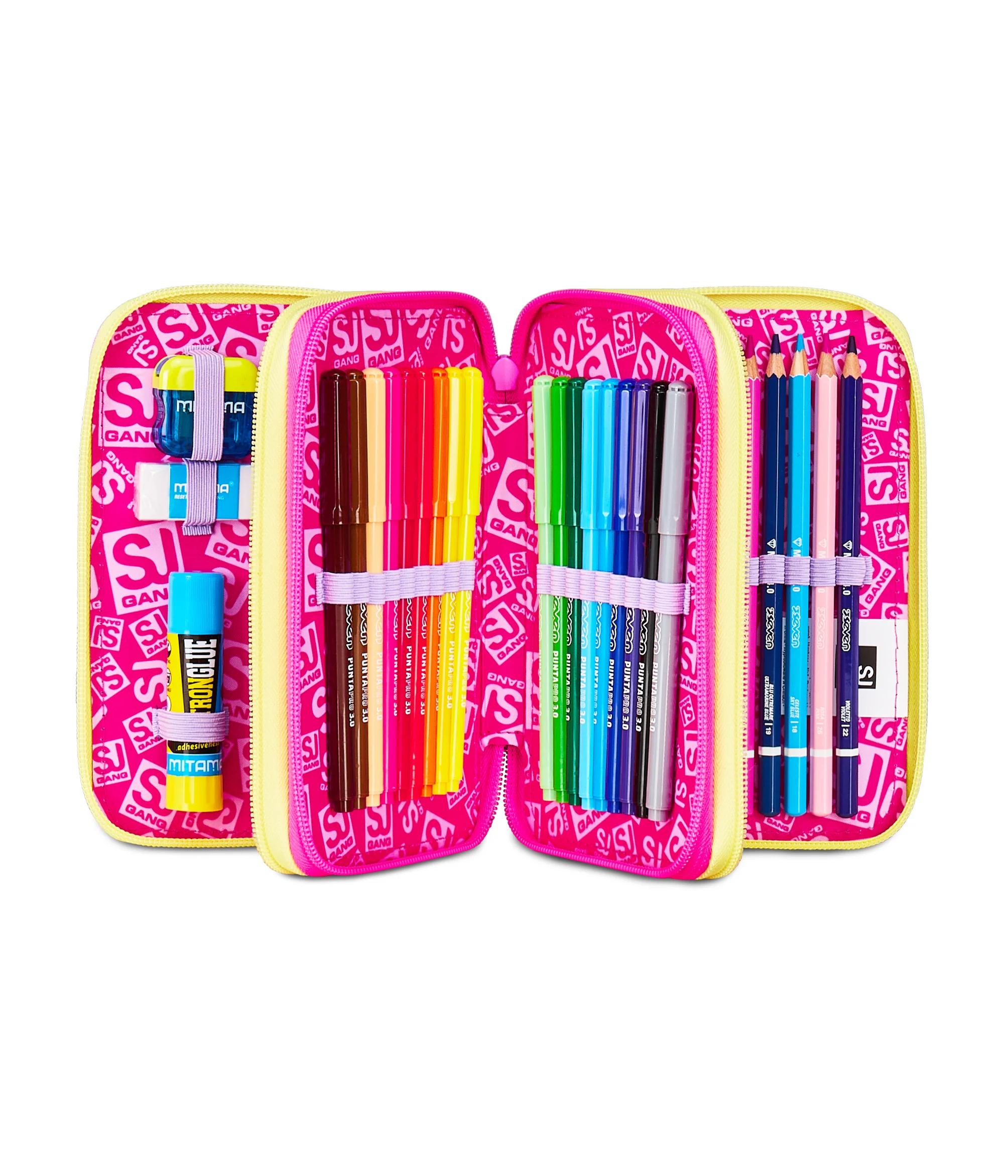 SEVEN ASTUCCIO 3 ZIP - GAME LED GIRL