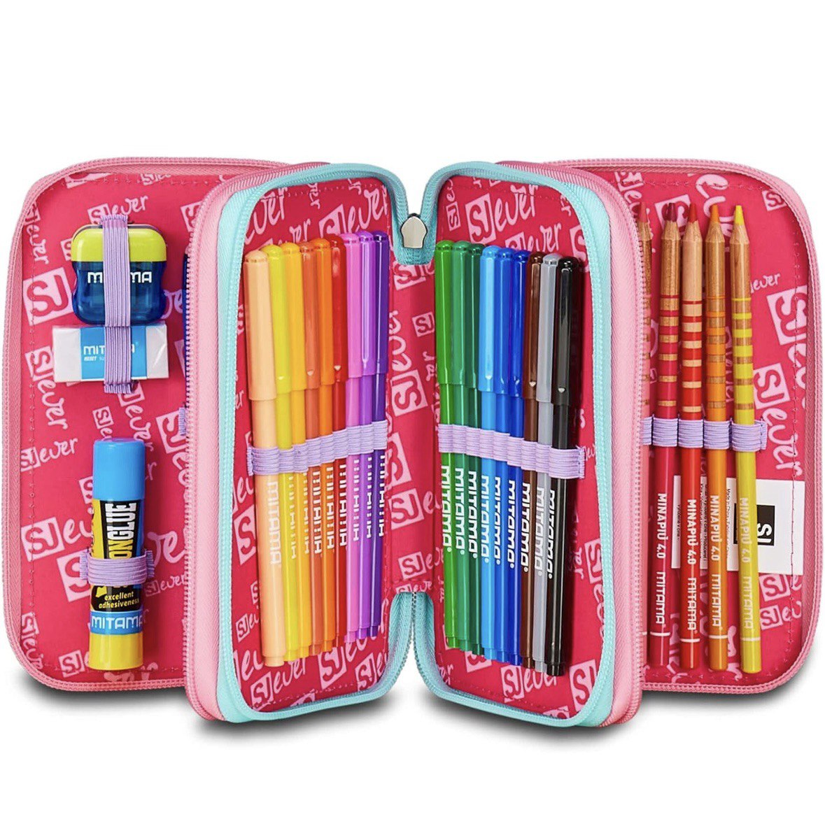 SEVEN ASTUCCIO 3 ZIP EVER - MULTIHEART GIRL