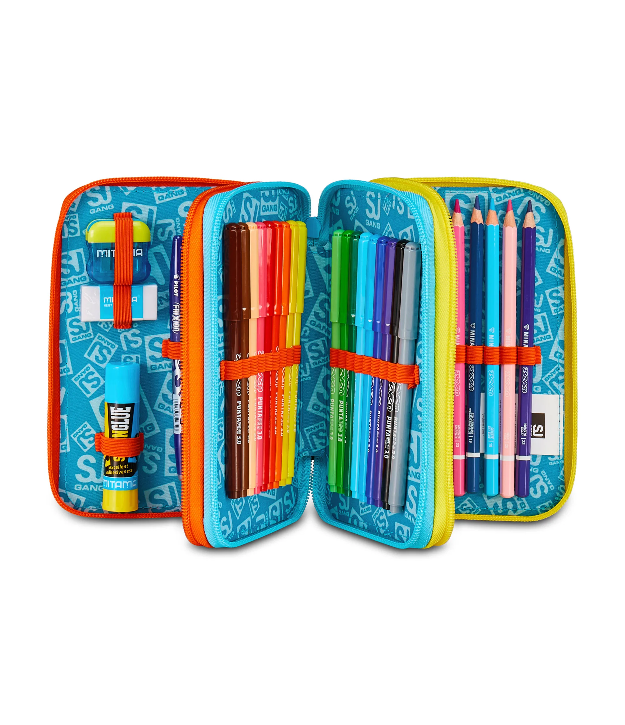 Seven SJ GANG - ASTUCCIO 3 ZIP - DRAGON GLIDE BOY