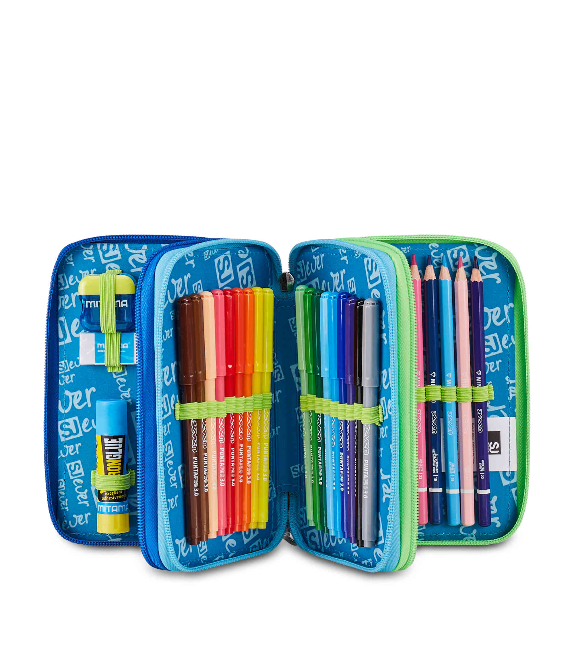 ASTUCCIO 3 ZIP SJ GANG SJ EVER - CLOUDY BLUE BOY