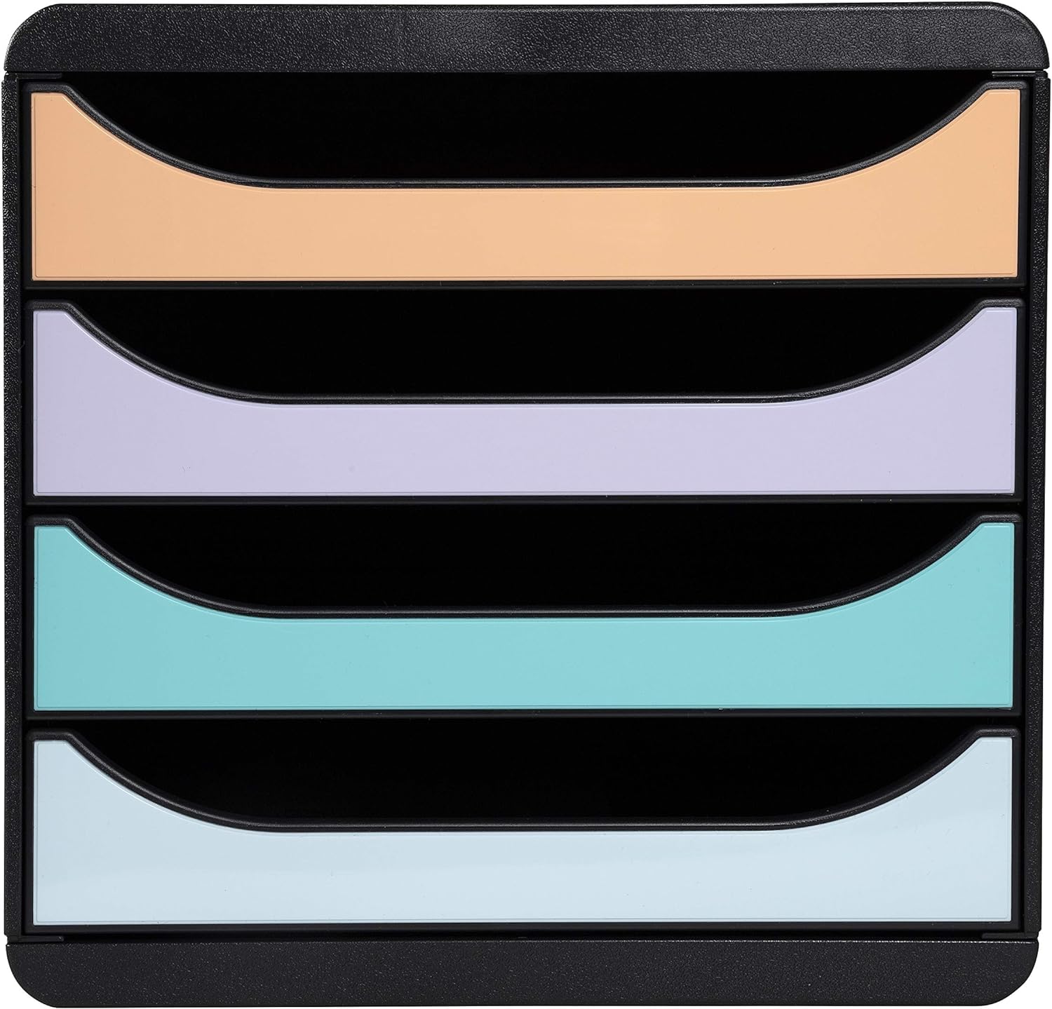 Exacompta Cassettiera BIG-BOX Aquarel 4 cassetti aperti