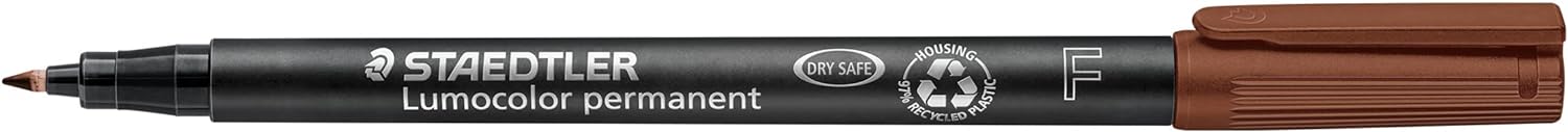 Lumocolor® permanent pen 318.Penna universale F marrone