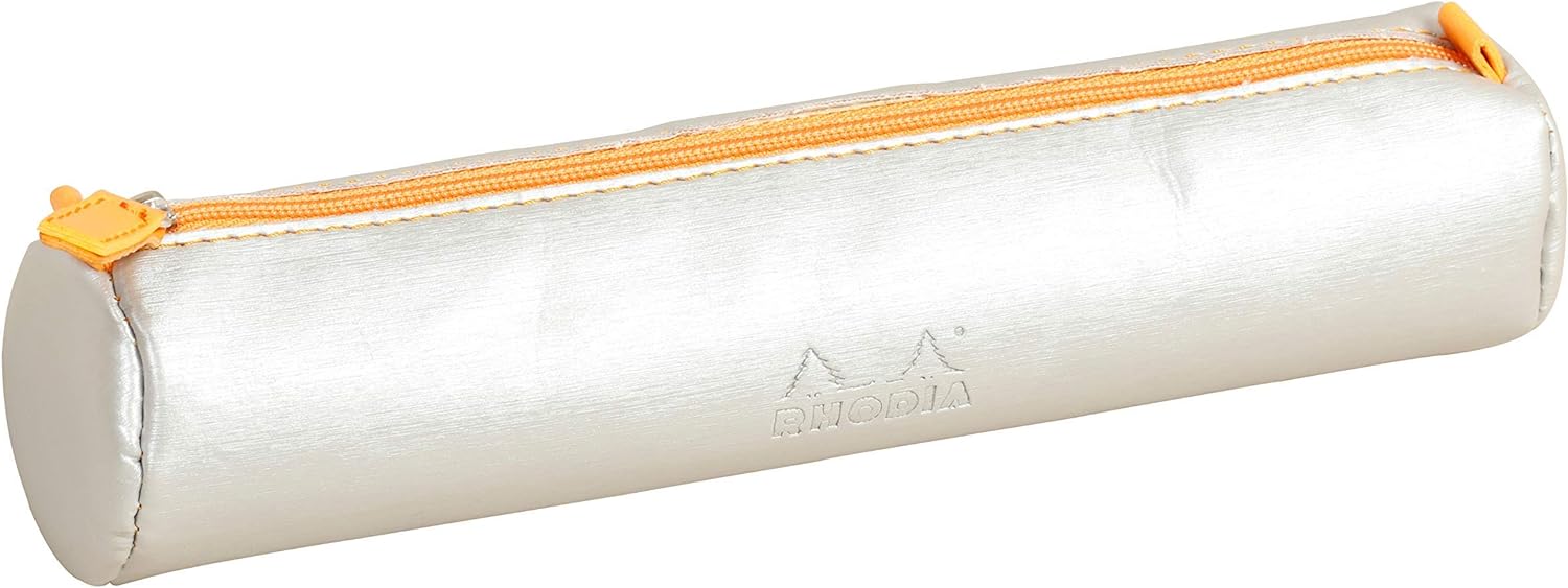 Rhodia Astuccio Similpelle Tondo Argento