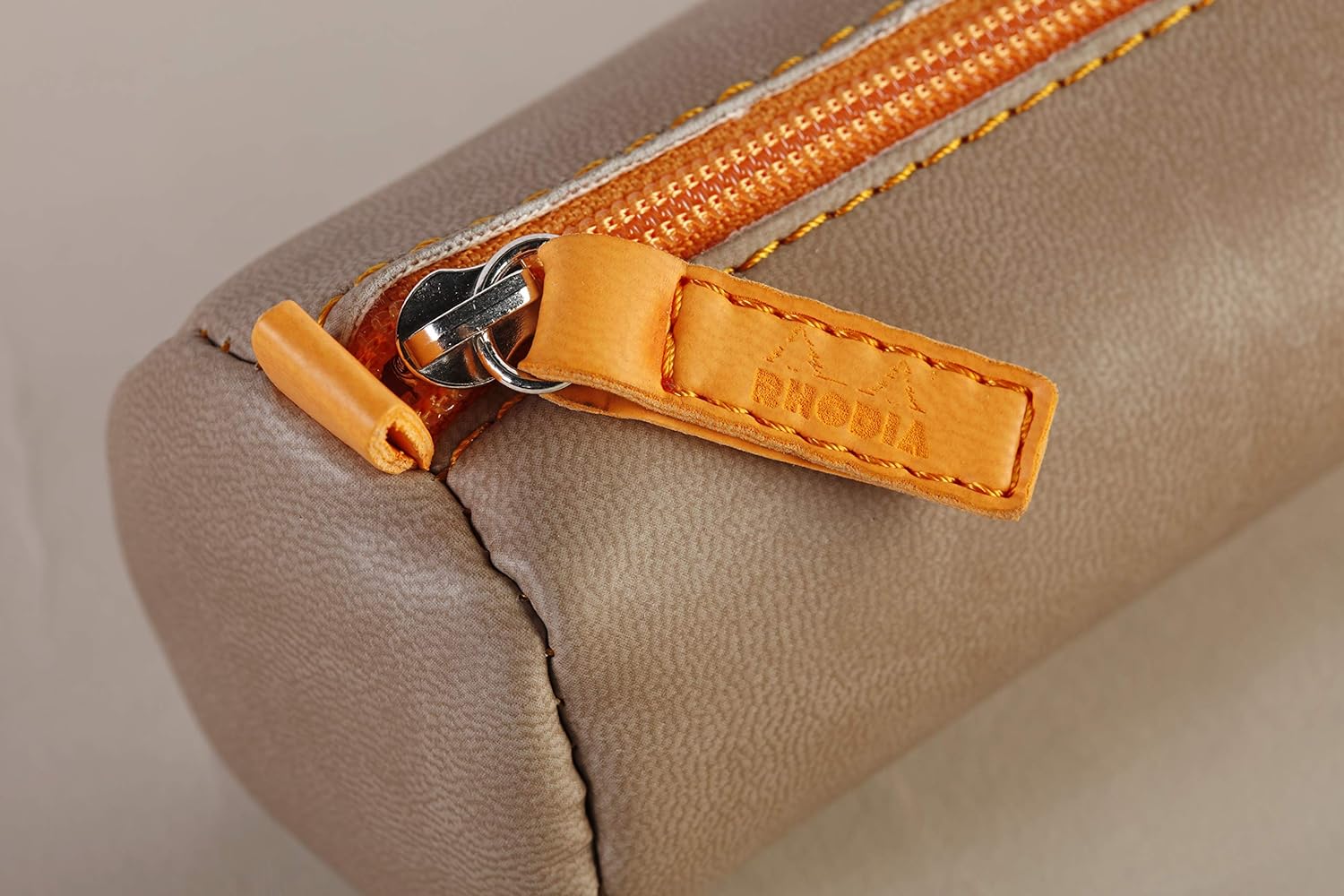 Rhodia Astuccio Similpelle Tondo Tortora