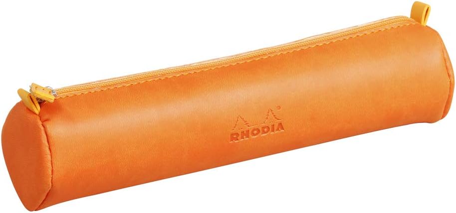 Rhodia Astuccio Similpelle Tondo Arancio Mandarino