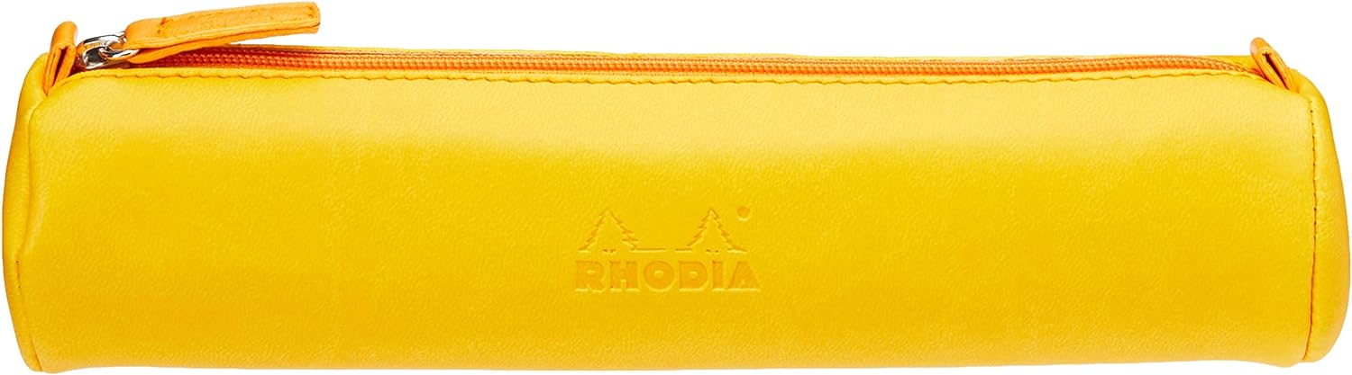 Rhodia Astuccio Similpelle Tondo Giallo Chiaro