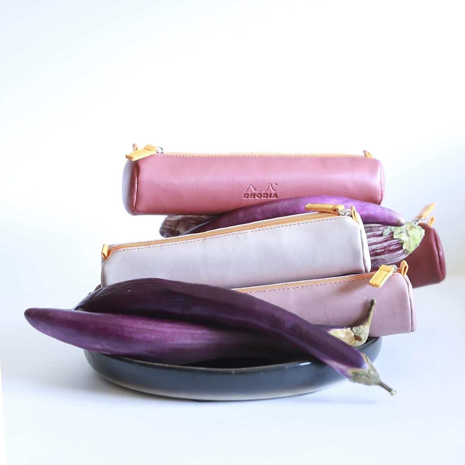 Rhodia Astuccio Similpelle Tondo Tocco Di Rosa