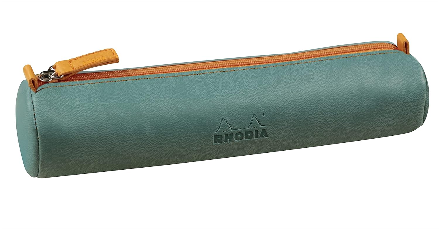 Rhodia Astuccio Similpelle Tondo Verde Acqua