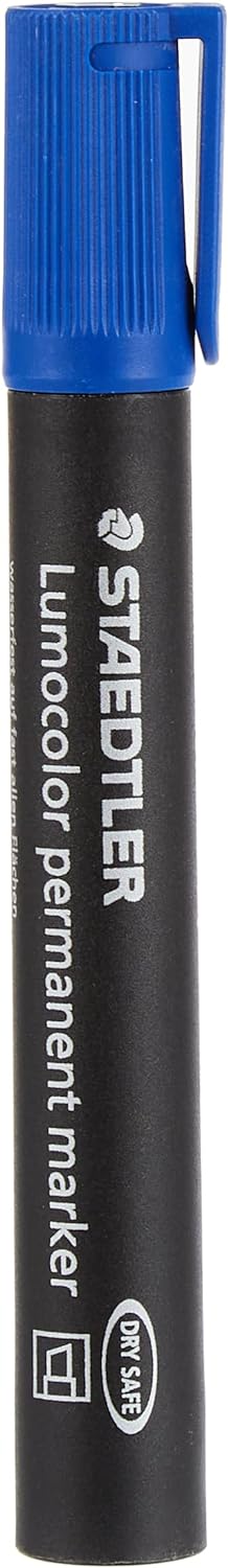 Lumocolor®350 Marcatore con punta a scalpello blu CF 10 pz