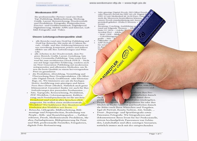 CF. 10 PEZZI Textsurfer® classic 364 Evidenziatore