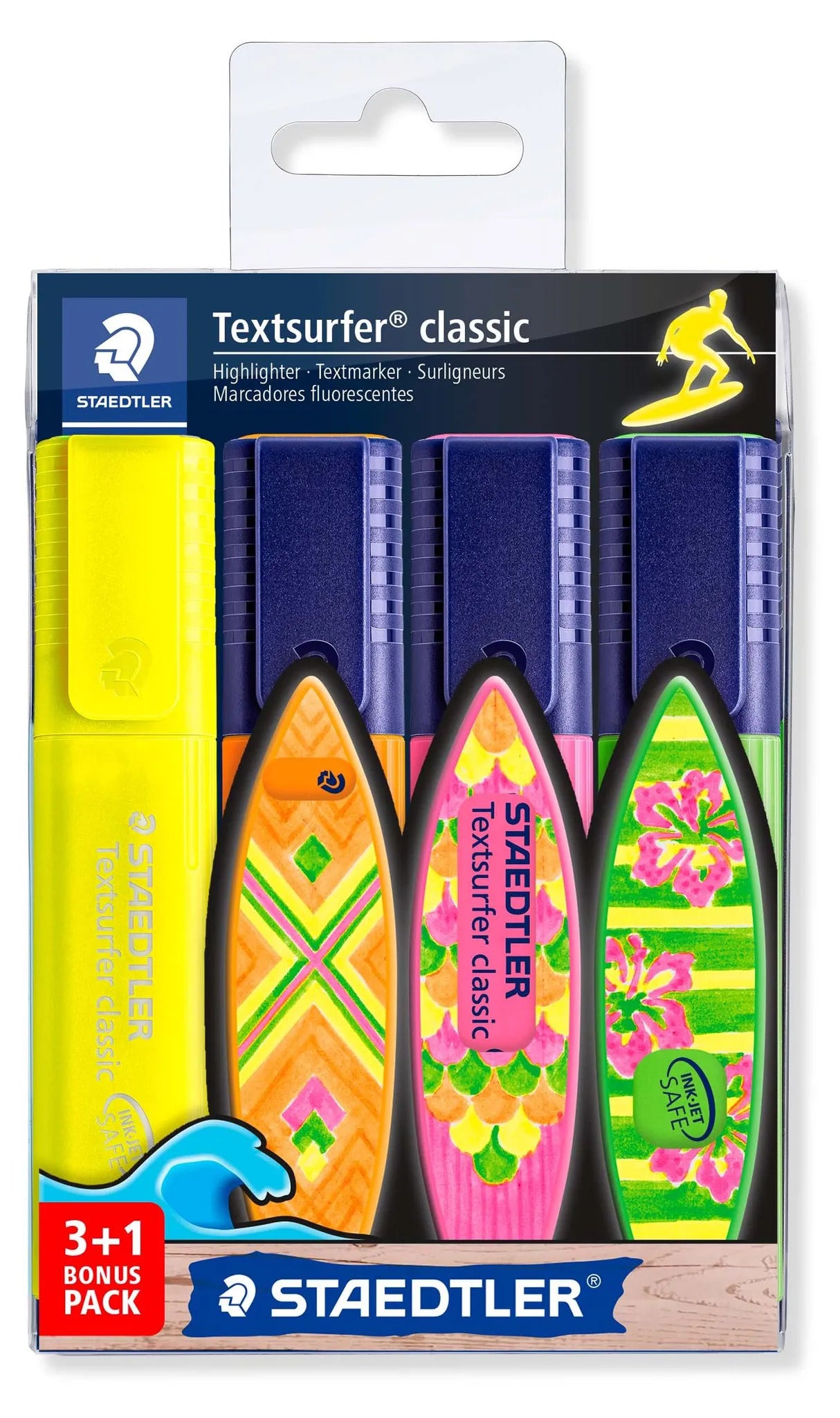 Textsurfer classic evidenziatori - 4 colori estate