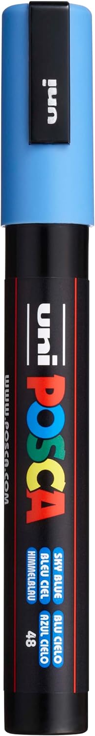 CF 6 PZ UNIPOSCA PC - 5M AZZURRO CIELO