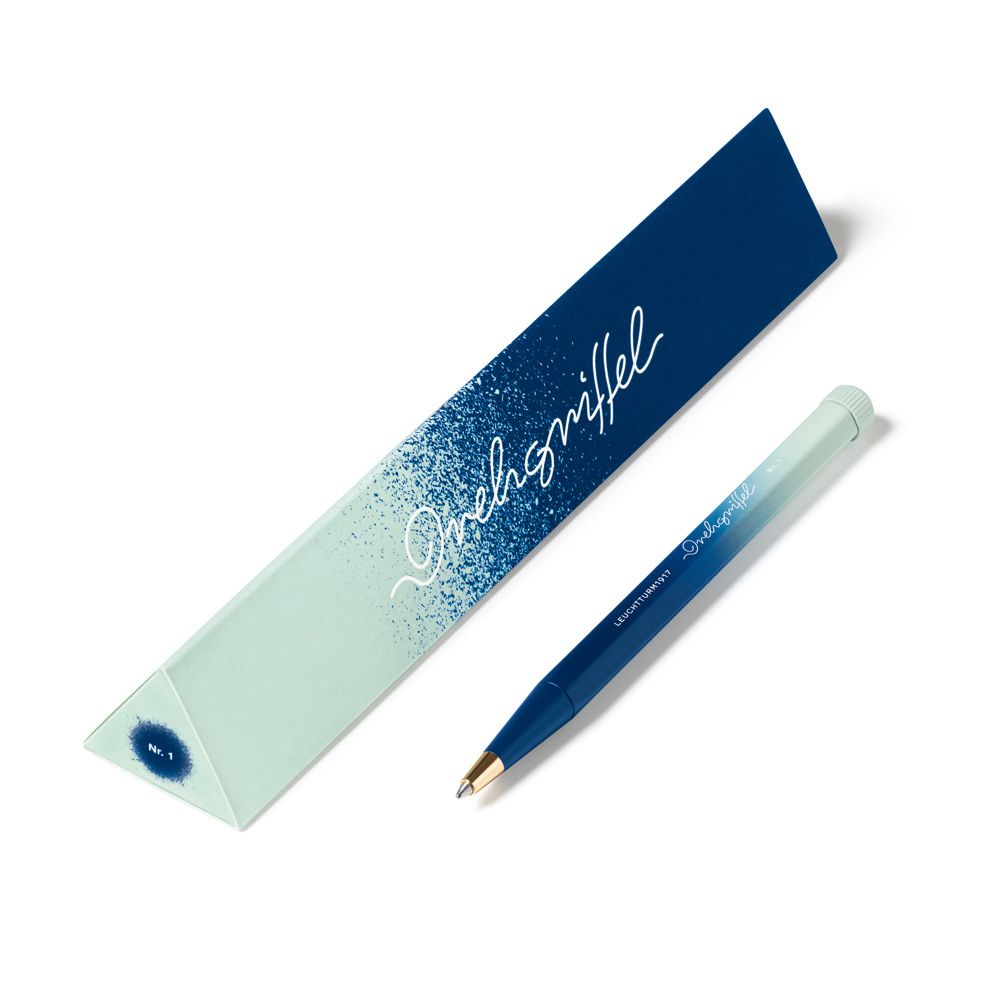 Drehgriffel penna a sfera edizione sfumata - Blu Navy