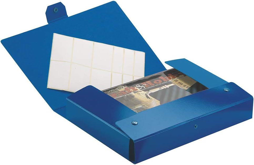 Esselte C35 EUROBOX Cartella Per Progetti 4 cm BLU