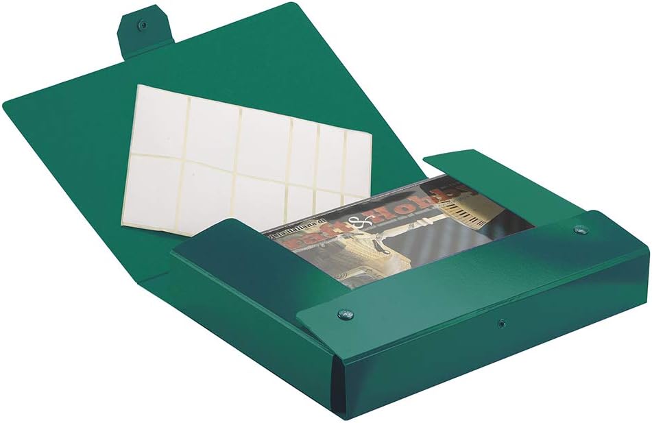 Esselte C30 EUROBOX Cartella Per Progetti 10 CM VERDE 5 pz.