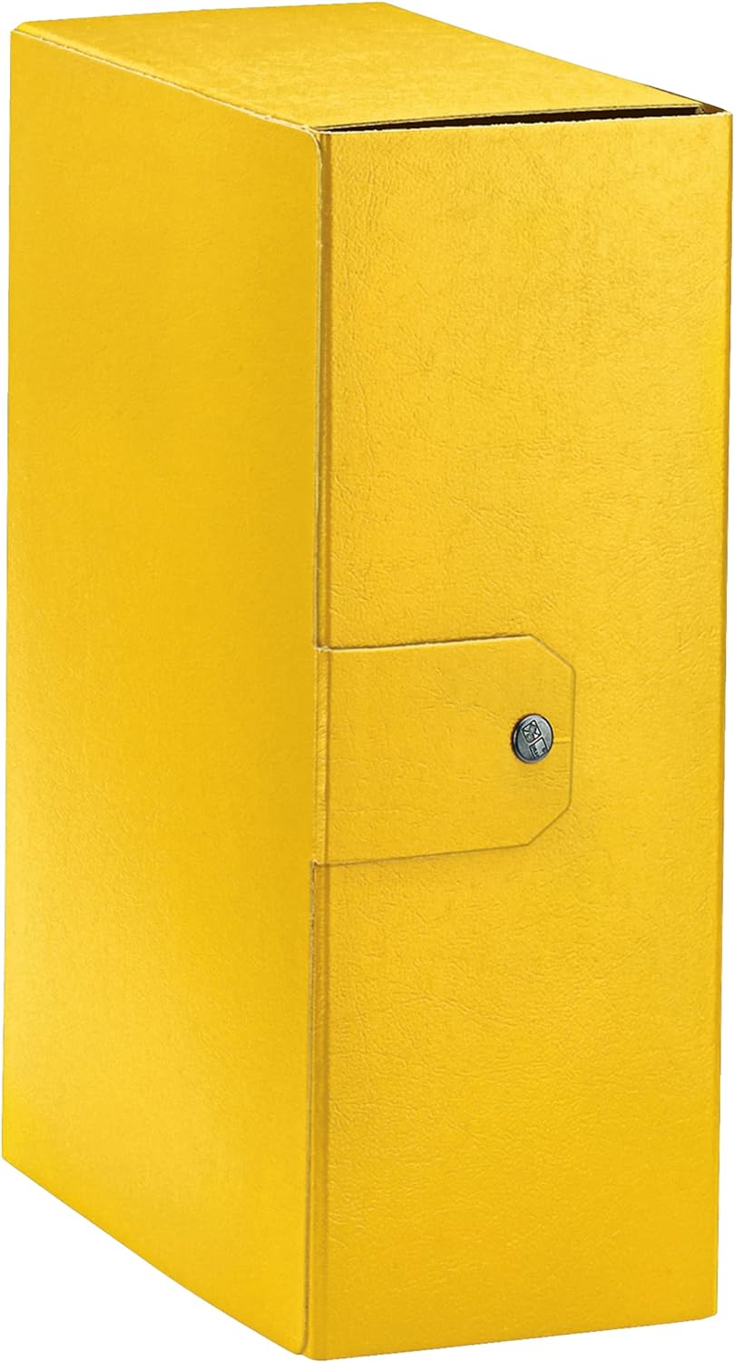 Esselte C32 EUROBOX Cartella Per Progetti 12 CM GIALLO 5 pz.
