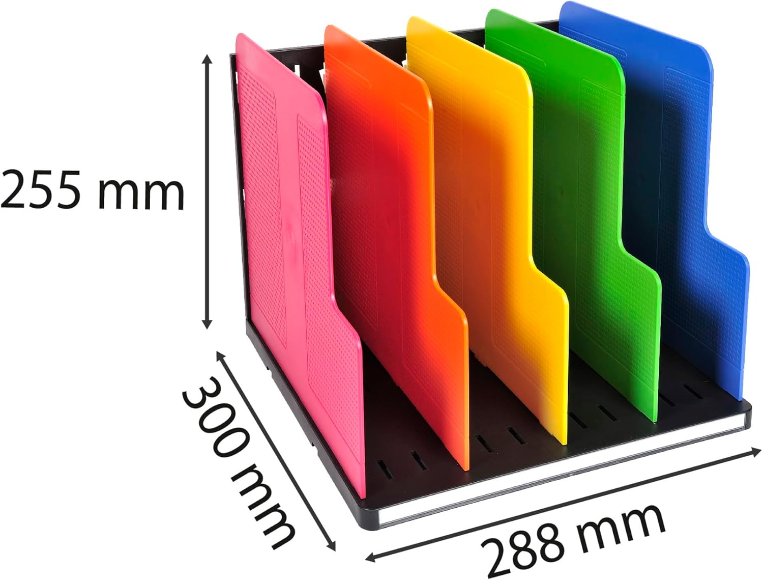 MODULOTOP CLASSIC.VERTICALE 5 DIVISORI NERO/ARLECCHINO