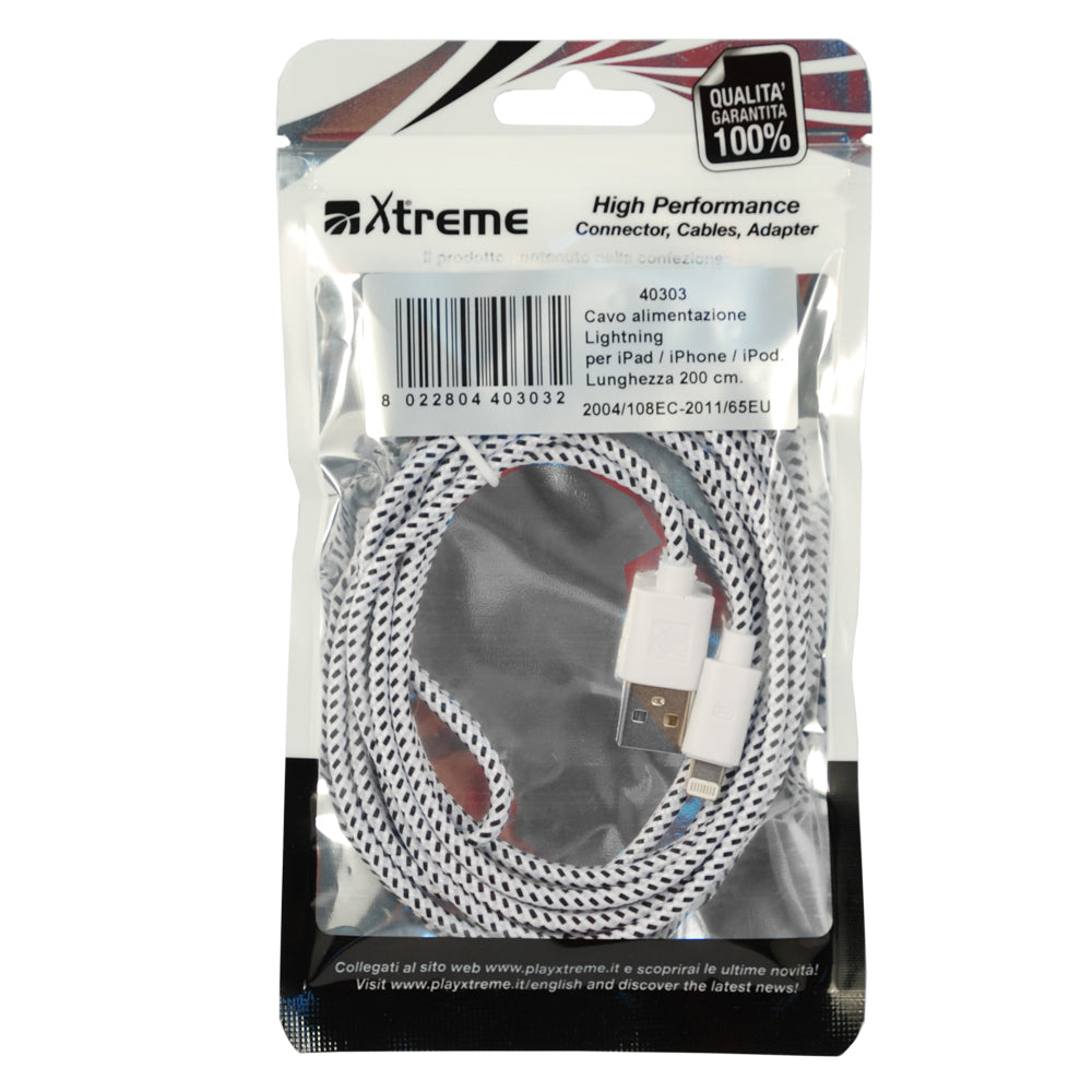 Cavo alimentazione extreme lightning 2mt