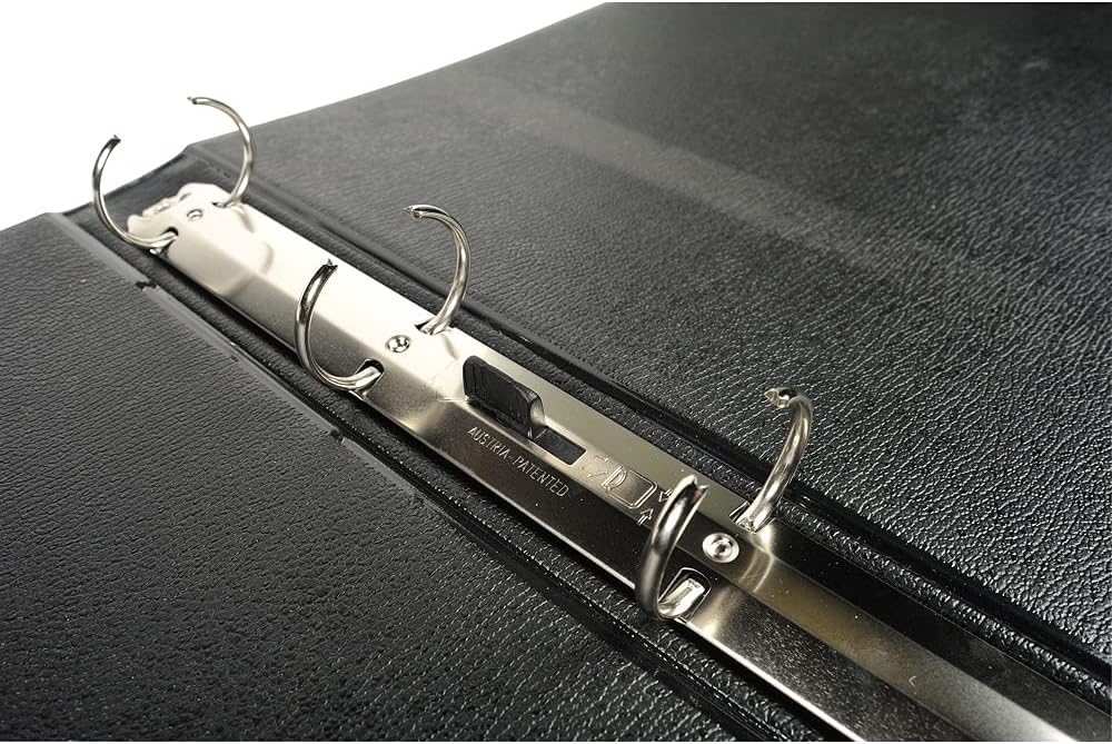 Raccoglitore in PVC 4 anelli diam.30 - lato corto