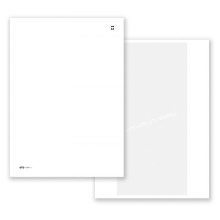 CF. 100 pz. FOGLIO MOBILE SENZA TRACCIATO PER VERBALI