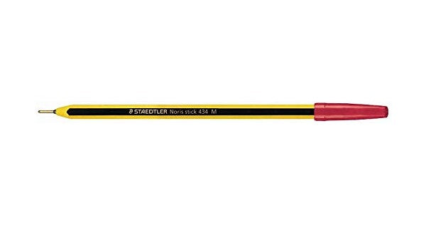 cf 20 pz Noris® stick 434 M Penna a sfera colore rosso