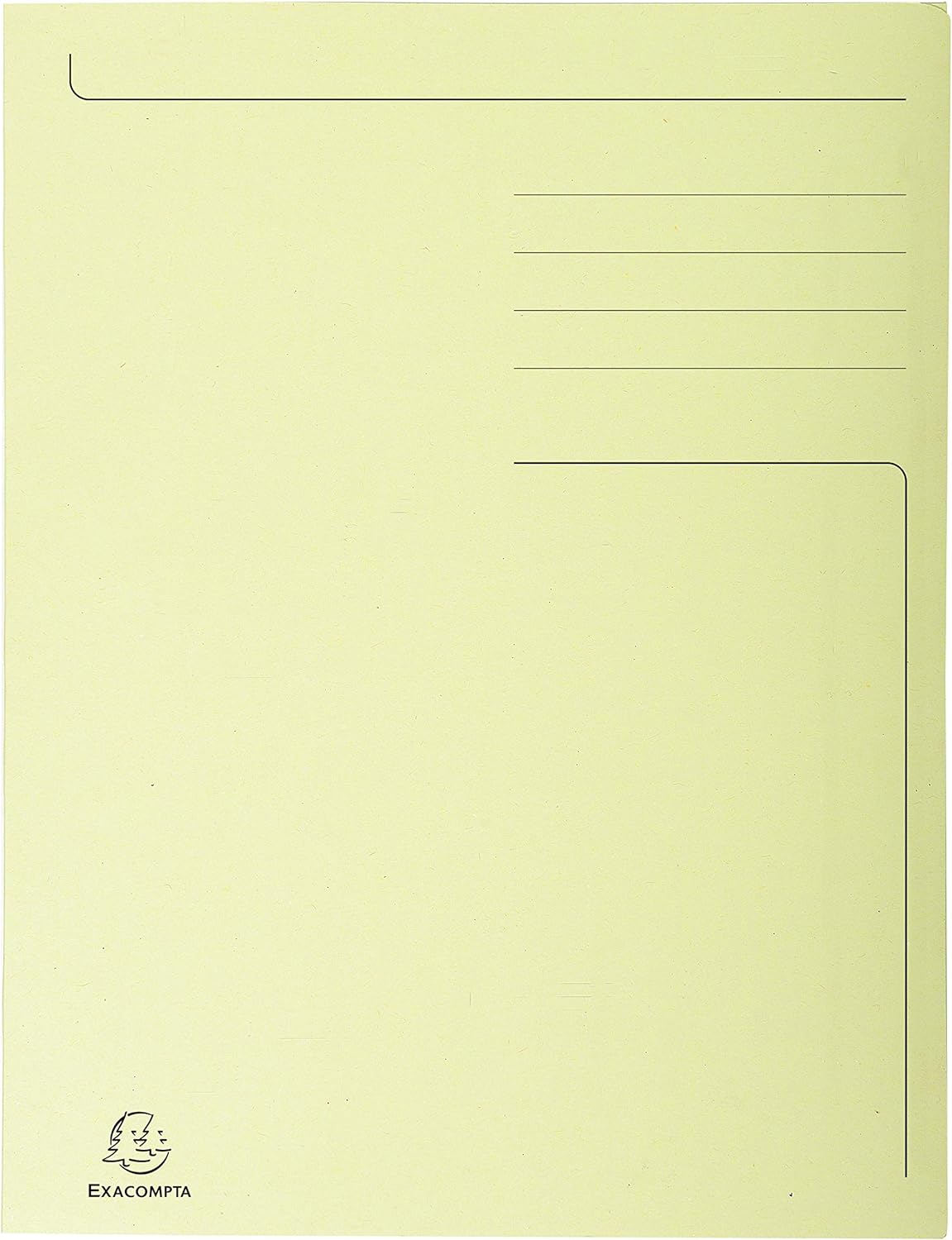 CARTELLA STAMPATA CON 3 LEMBI FOREVER 280G/MQ 24 5X35 Giallo