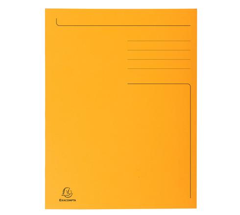 Cartelline stampate 3 lembi 280 g/mq - Cf. da 50 Arancio
