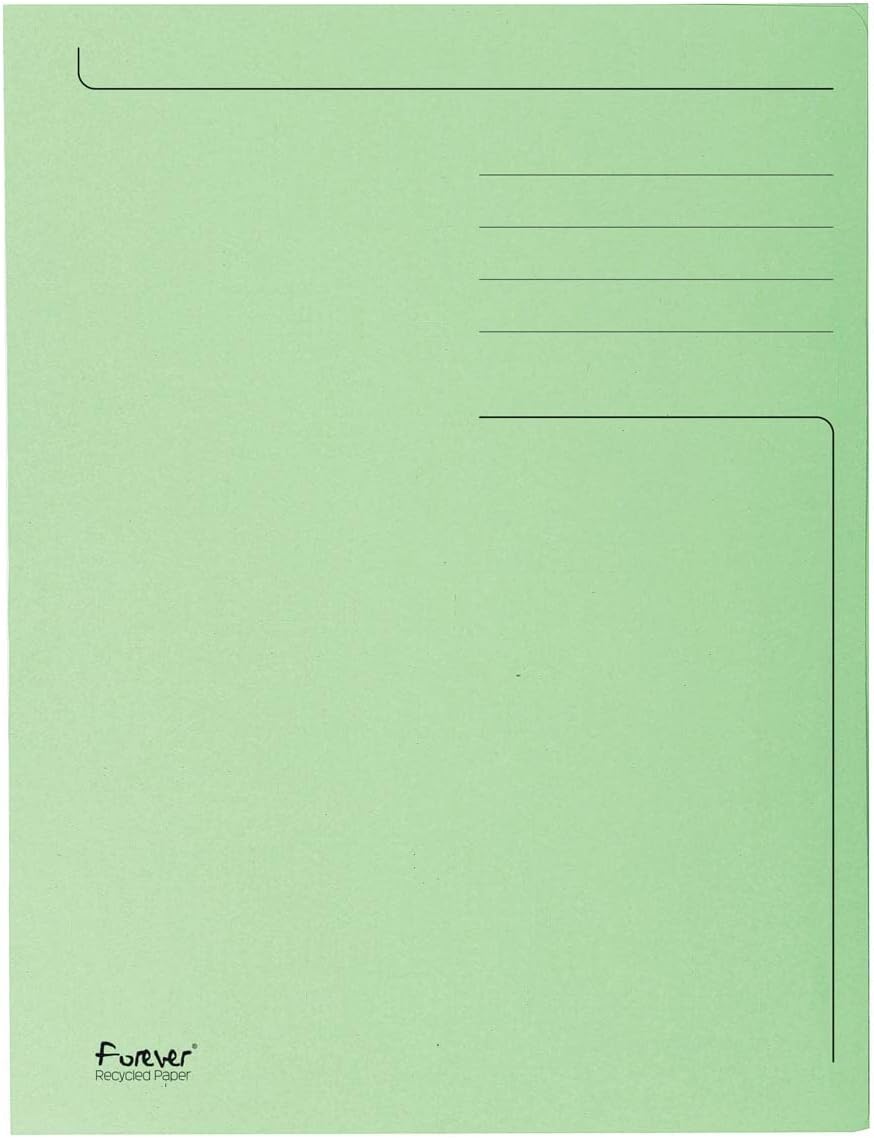 CARTELLA STAMPATA 3 LEMBI FOREVER 280G/MQ 24 5X35 Verde